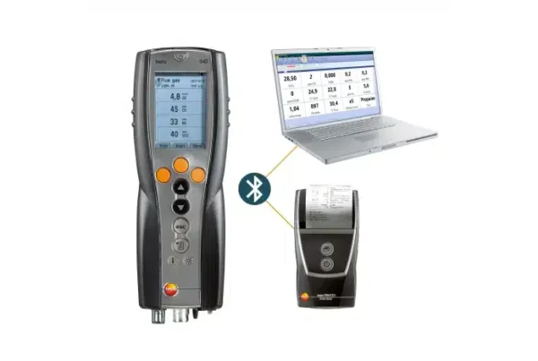 testo 340 with printer laptop 1